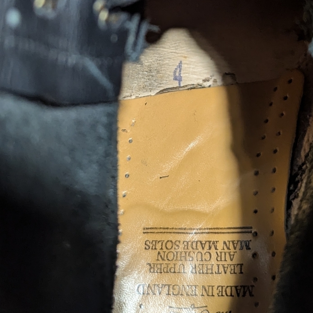 Dr. Martens Vintage 1460 Combat Boots Lug Sole Made in England UK 4 US 6 Grunge - Picture 11 of 11